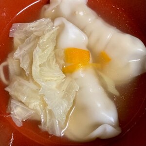 冷凍餃子で！簡単☆スープ餃子